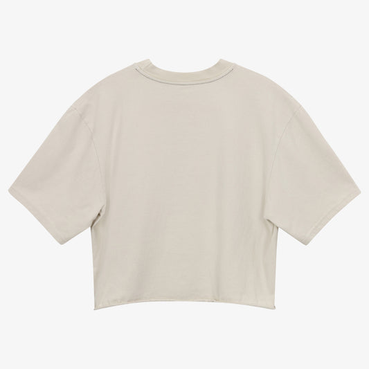 SAURI SHORTENED ARCHIVE MARATHON TEE IN BAMBOO