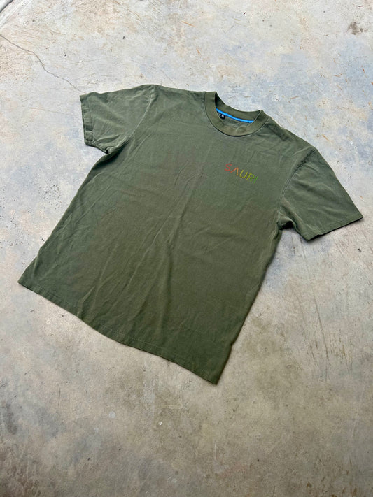 SAURI ENDLESS SUMMER TEE IN OLIVO
