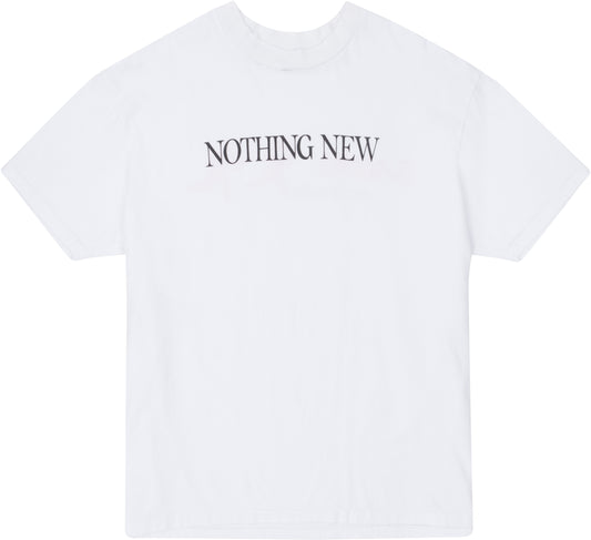 NOTHING NEW TEE IN STONE WASH SNOWDEN