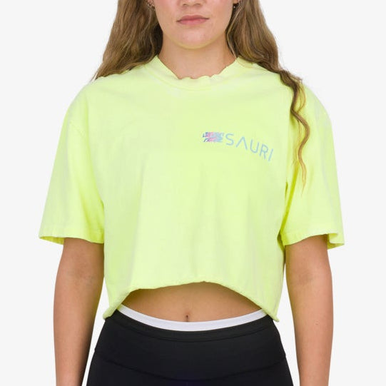 RUN IT TEE IN NEON TALK