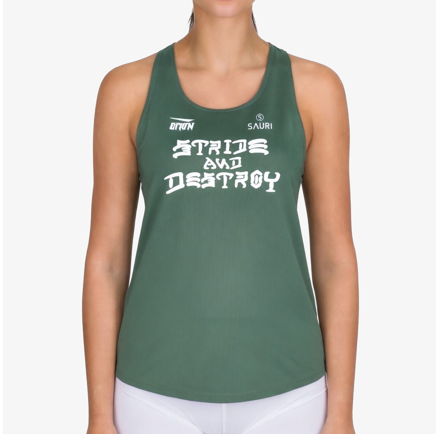 ELITE DISTANCE SINGLET IN SAGE GREEN