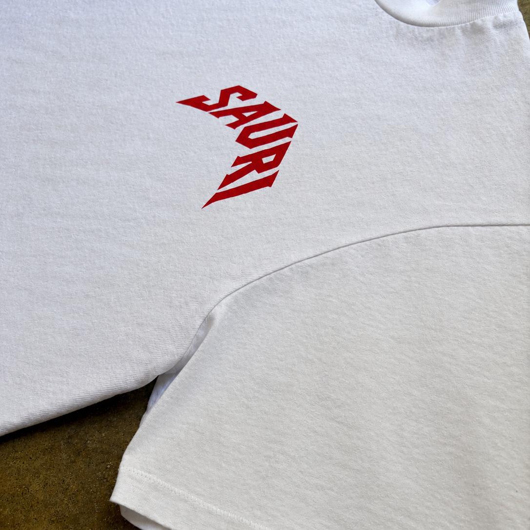 SAURI STRENGTH TEE STONE WASH SNOWDEN