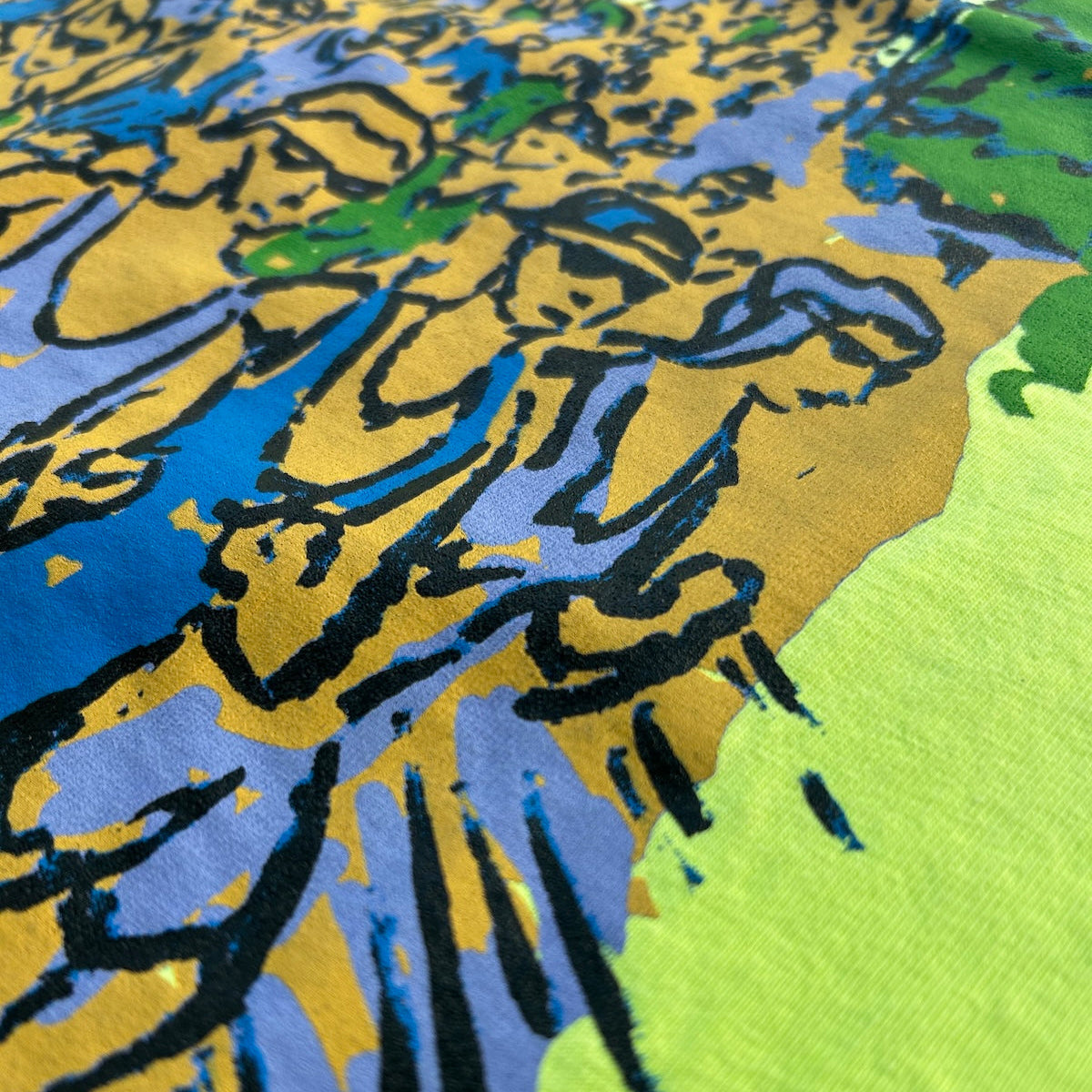 LA MARATHON X BRIAN LOTTI TEE IN NEON TALK