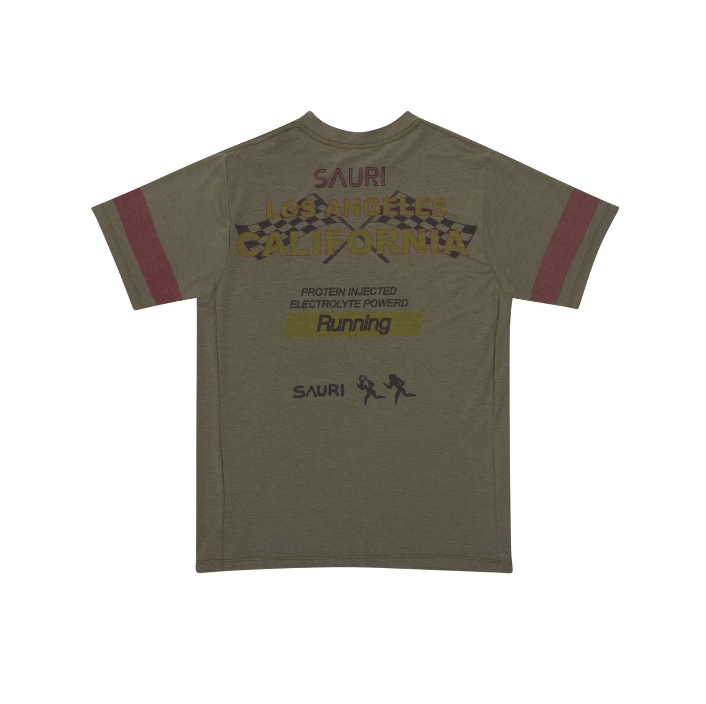 POWER'D TECH TEE IN OLIVO