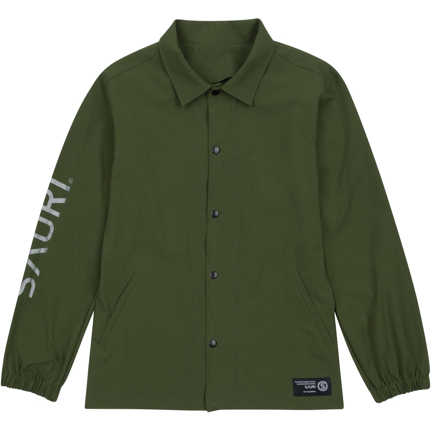 SAURI IM NOT A COACH JACKET IN A FORREST GREEN