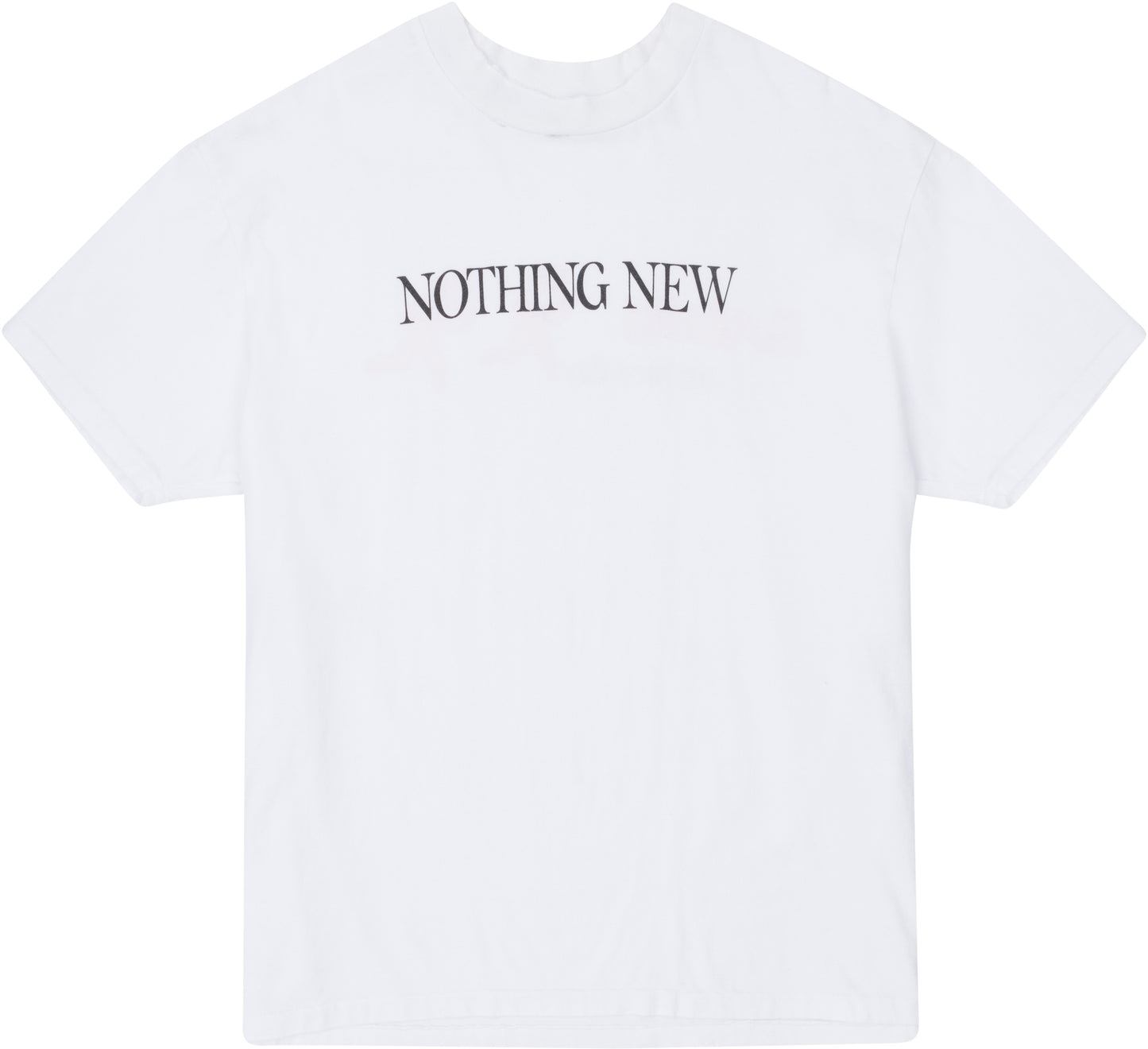 NOTHING NEW TEE IN STONE WASH SNOWDEN