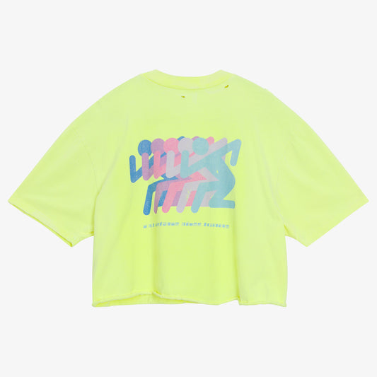 RUN IT TEE IN NEON TALK