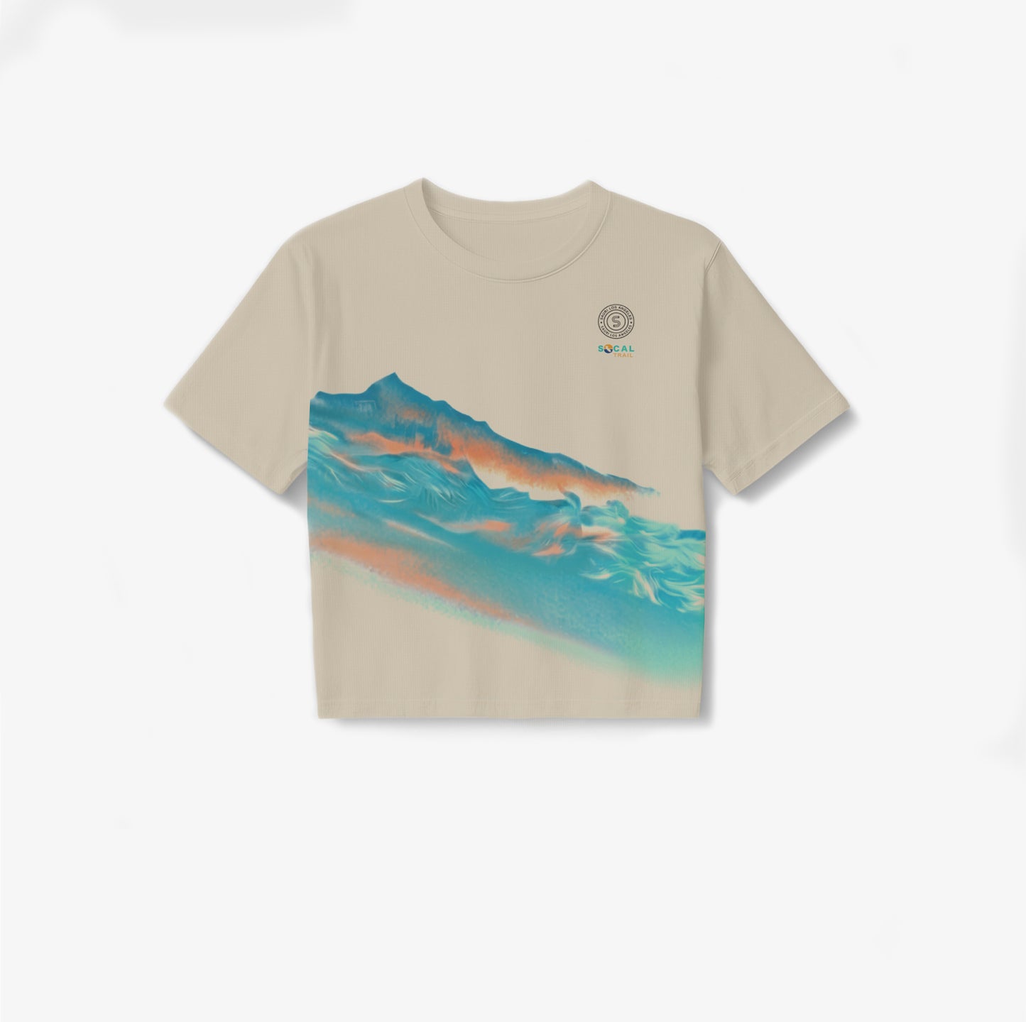 WMNS TRAIL MACHINE TEE X SO CAL TRAIL IN BAMBOO