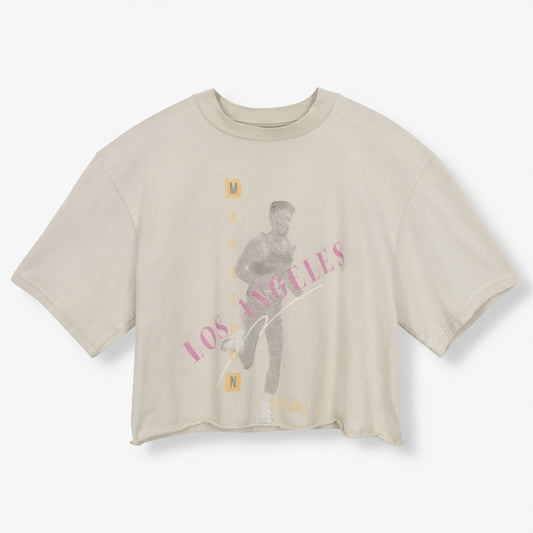 SAURI ARCHIVE MARATHON TEE IN BAMBOO