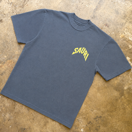 SAURI STRENGTH TEE STONE WASH NAVY