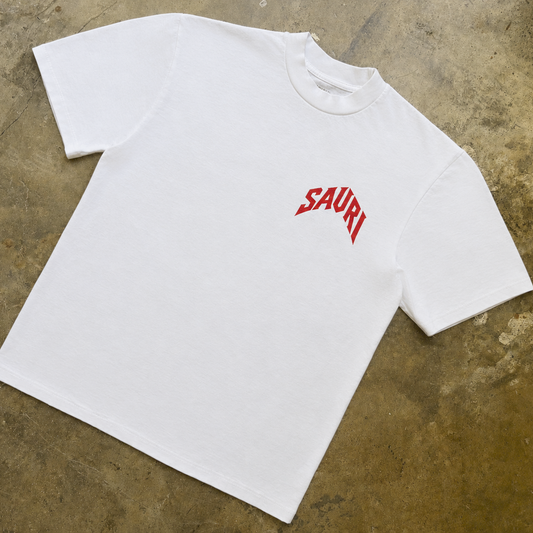SAURI STRENGTH TEE STONE WASH SNOWDEN